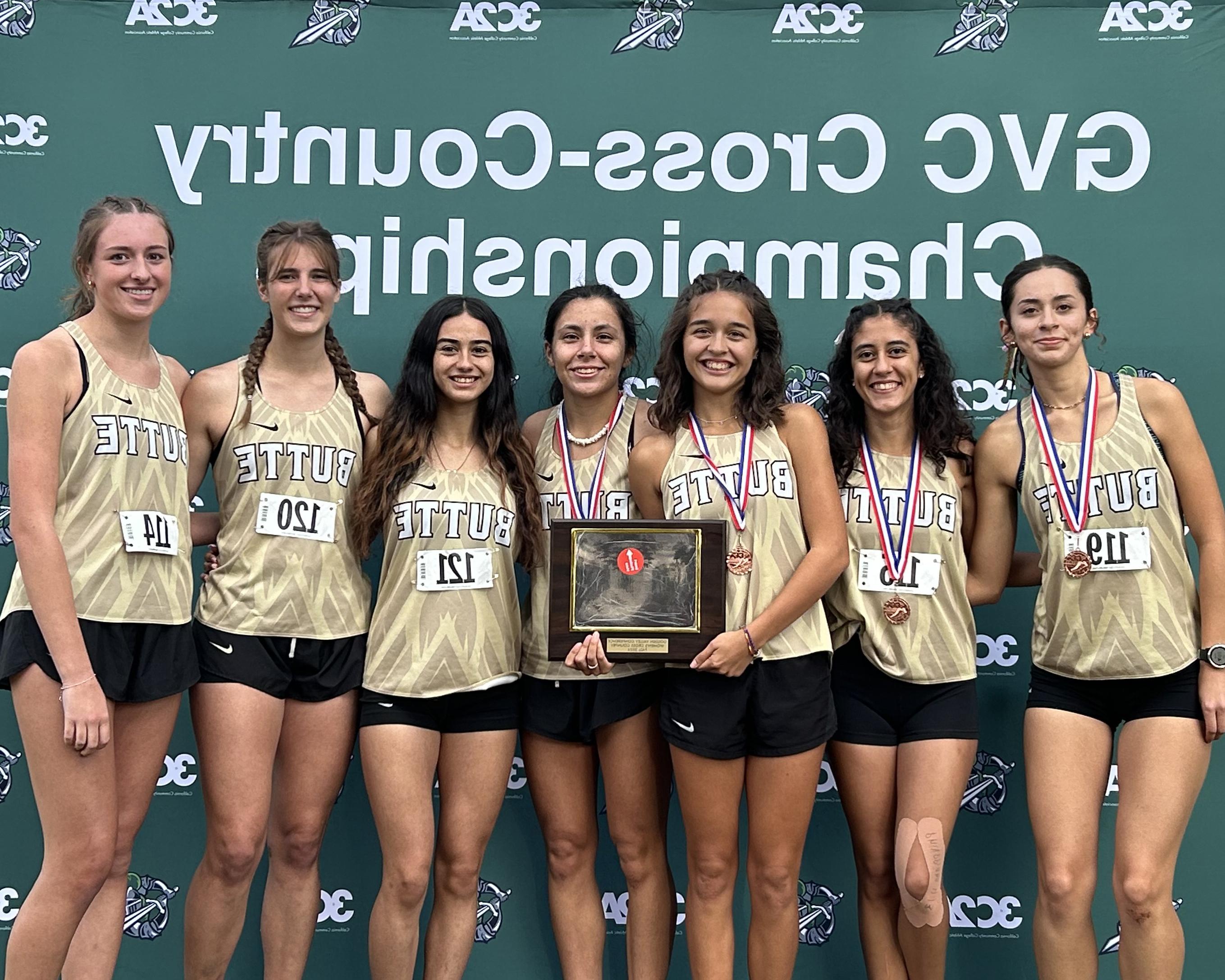 Butte College women's cross country team.